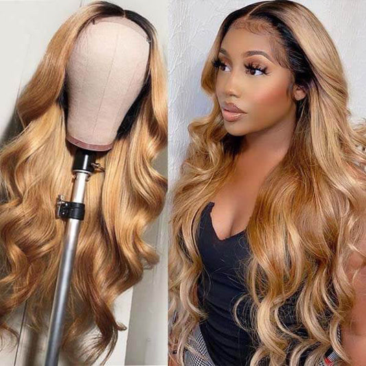 Loose Wave 13×6 Colorful T4/27 Customized Lace Wig