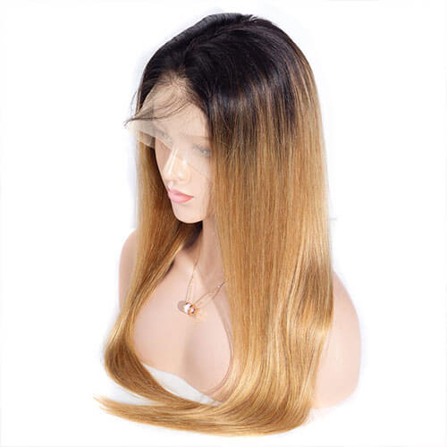 1B/27 13×4 13×6 Lace Front Wig Straight Virgin Human Hair Wigs