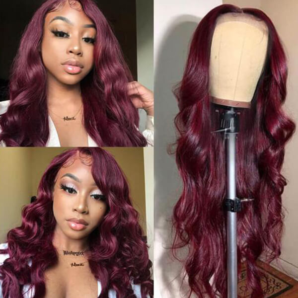 Body Wave 13×4 Colorful Human Hair Lace Wig