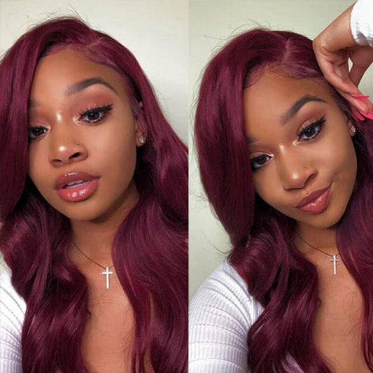 Body Wave 13×4 Colorful Human Hair Lace Wig