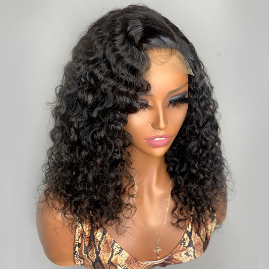 *Deep Wave* 5x5 HD Lace Closure Unit Wig 180% Density Hair Wig