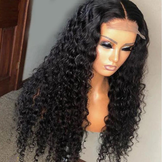 Deep Wave 4x4 HD Lace Closure Wig 180% Density