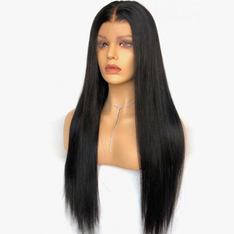 Straight Hair Undetectable Transparent Lace 13X4 Frontal Unit Wig