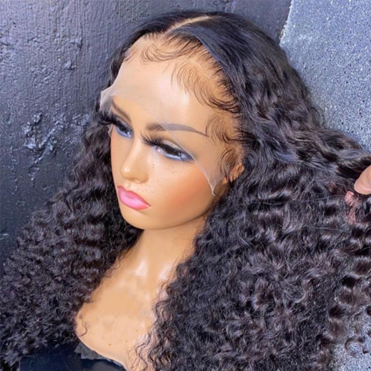 Deep Wave Transparent Lace 13X4 Frontal Unit Lace Wig