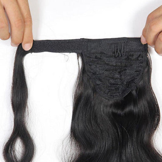 10A Ponytail Loose Deep Hair Weave Easy Install